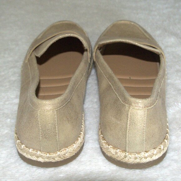 Tommy Bahama Women's Gold Shimmer flat loafer shoes size 8M - Picture 3 of 6